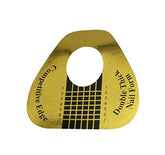 Horseshoe-shaped Nail Extention Tips Form (100pcs)-JAYDEN- Nail Supply American Gel Polish - Phuong Ni